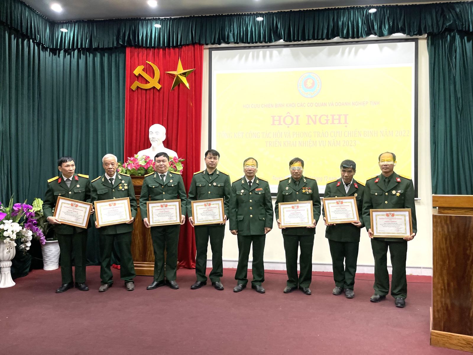 Hội nghị tổng kết công tác Hội Cựu chiến binh Đảng uỷ khối các cơ quan tỉnh năm 2022; triển khai phương hướng, nhiệm vụ năm 2023