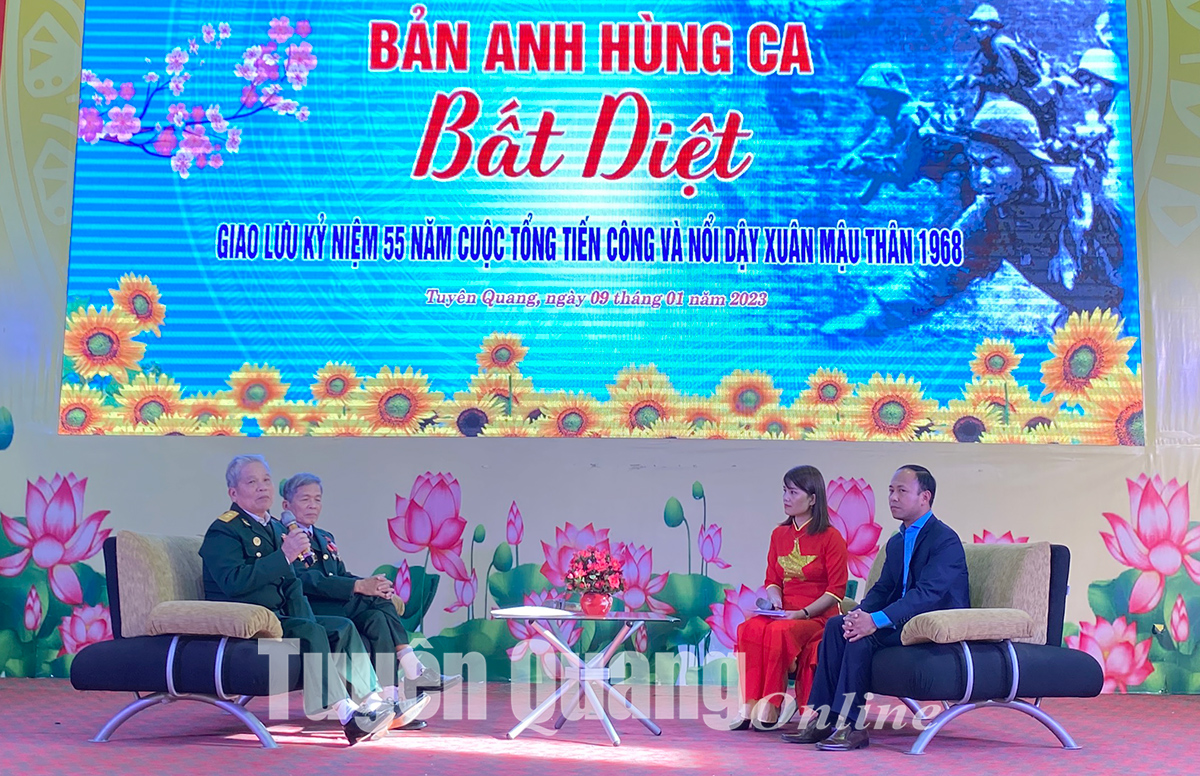 Giao lưu kỷ niệm 55 năm cuộc tổng tiến công và nổi dậy Xuân Mậu Thân 1968