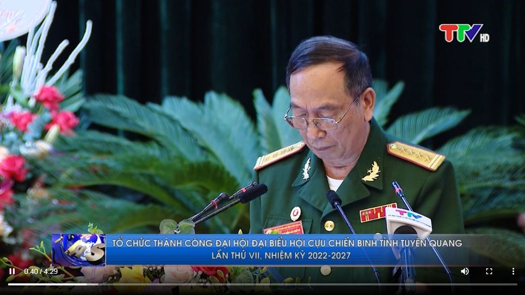 Đại hội đại biểu Hội Cựu chiến binh tỉnh Tuyên Quang lần thứ VII thành công tốt đẹp