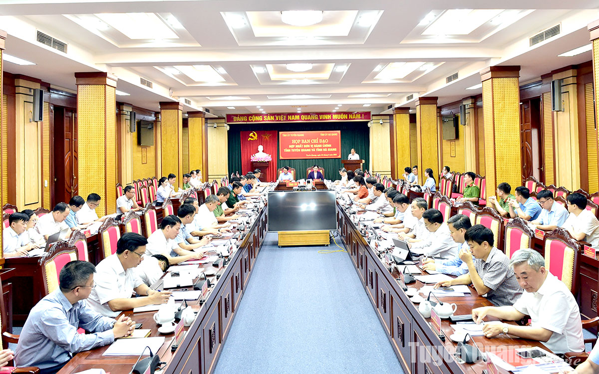 Không để công việc bị chậm trễ, gián đoạn, ảnh hưởng đến lộ trình hợp nhất 2 tỉnh